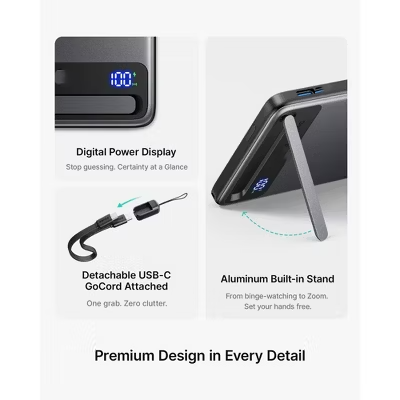 15W Magnetic 5000mAh Portable Power Bank
