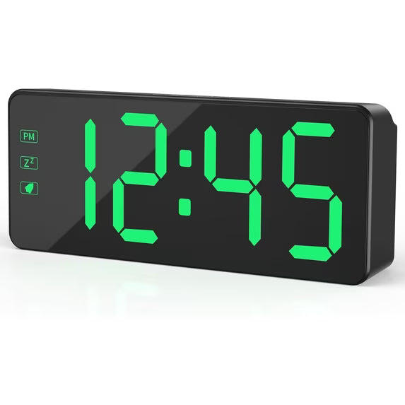 Large LED Digit Digital Bedside Alarm Clock